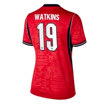 Billige Fotballdrakt England Ollie Watkins #19 Replika Bortedrakt Dame VM 2026 Kortermet